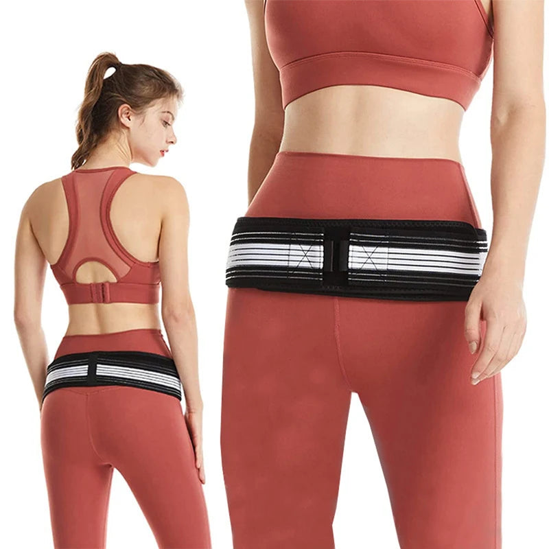 Adjustable Sacroiliac Support Belt