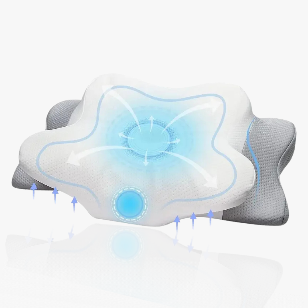 Ergonomic Contour Memory Foam Pillow
