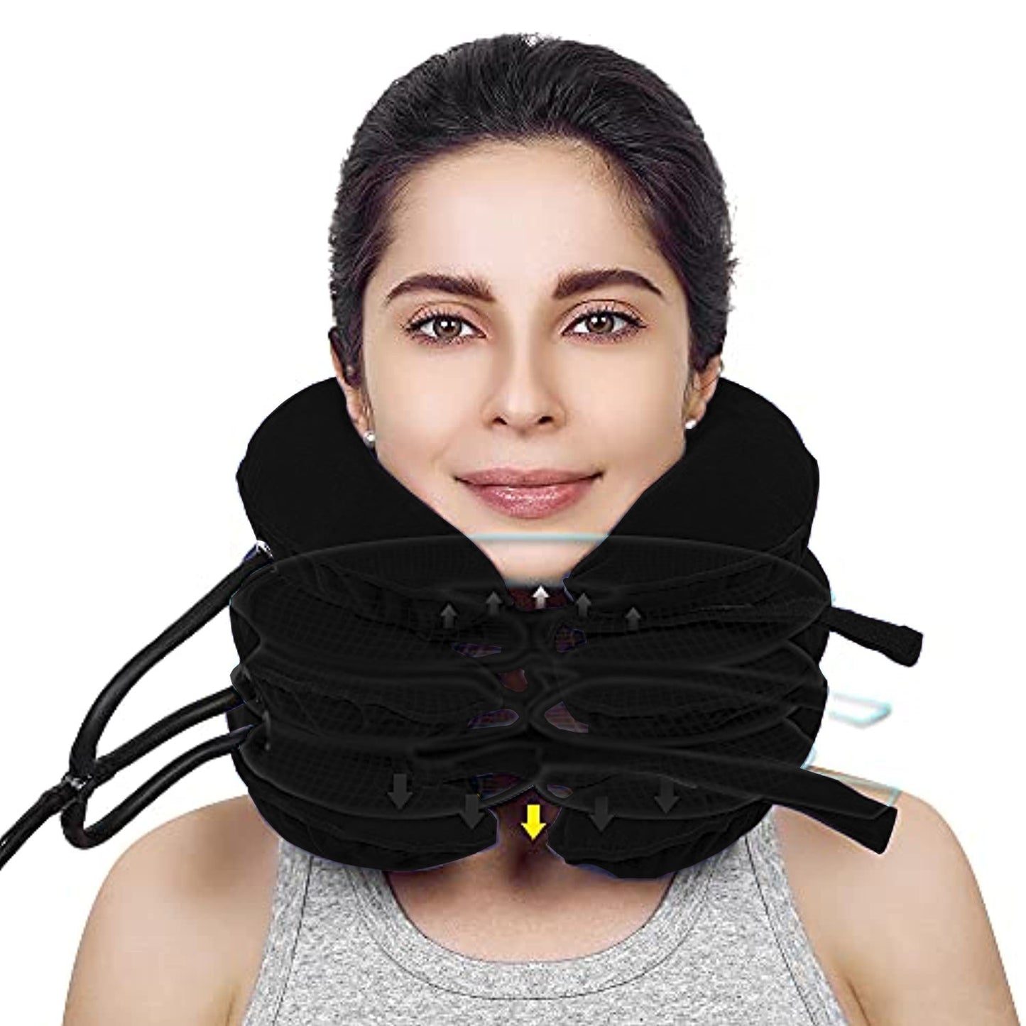 Adjustable 3-Layer Neck Traction Pillow