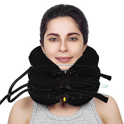 Adjustable 3-Layer Neck Traction Pillow