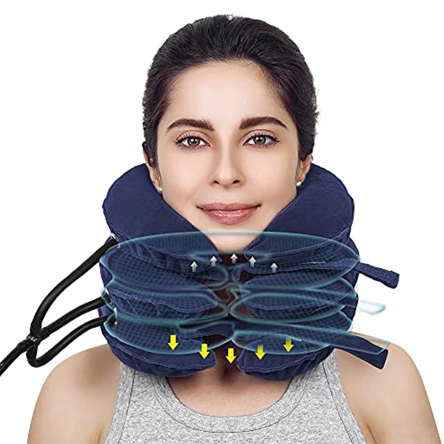 Adjustable 3-Layer Neck Traction Pillow