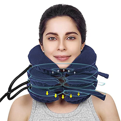 Adjustable 3-Layer Neck Traction Pillow