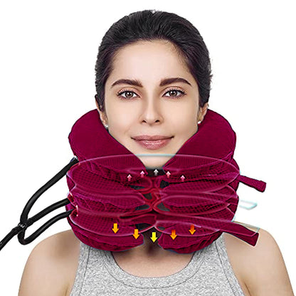 Adjustable 3-Layer Neck Traction Pillow