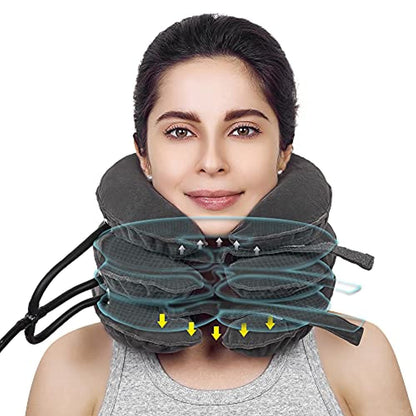 Adjustable 3-Layer Neck Traction Pillow