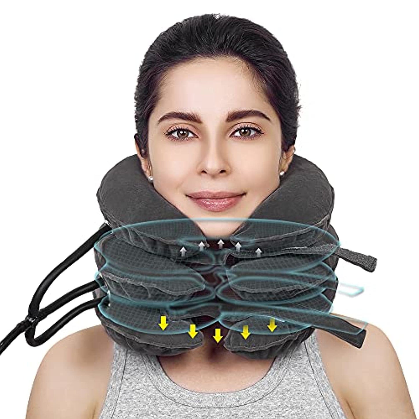 Adjustable 3-Layer Neck Traction Pillow