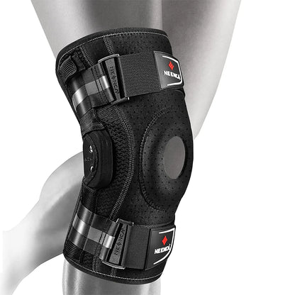 Hinged Knee Brace with Removable Stabilizers
