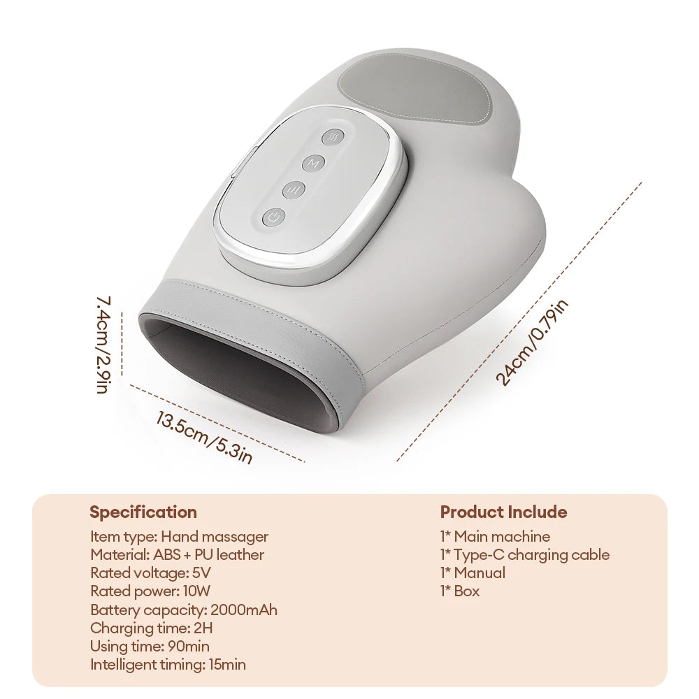 Cordless Air Compression Hand Massager