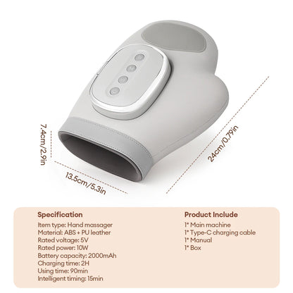 Cordless Air Compression Hand Massager