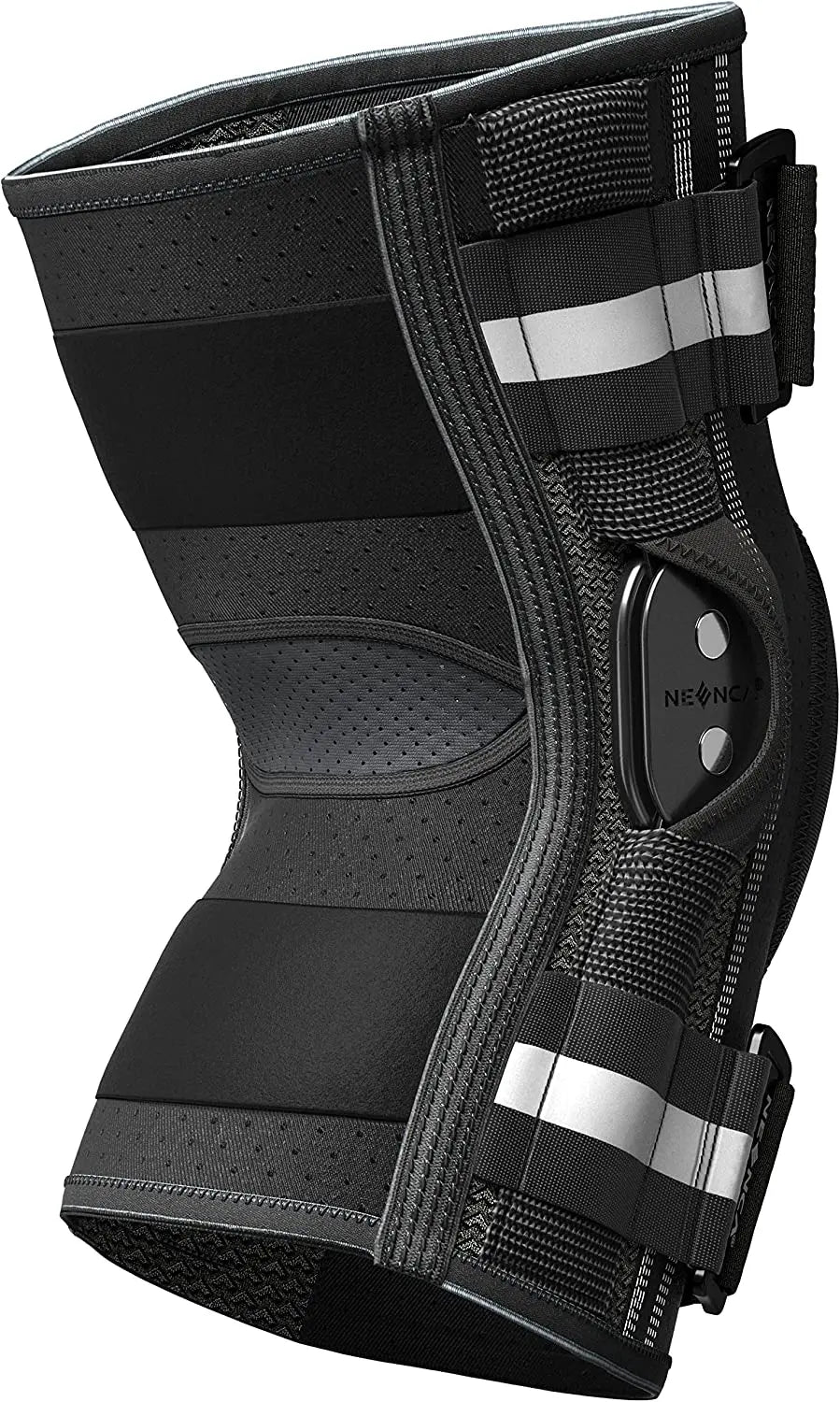 Hinged Knee Brace with Removable Stabilizers