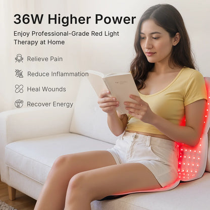 Extra-Large Dual-Wavelength Red Light Therapy Mat