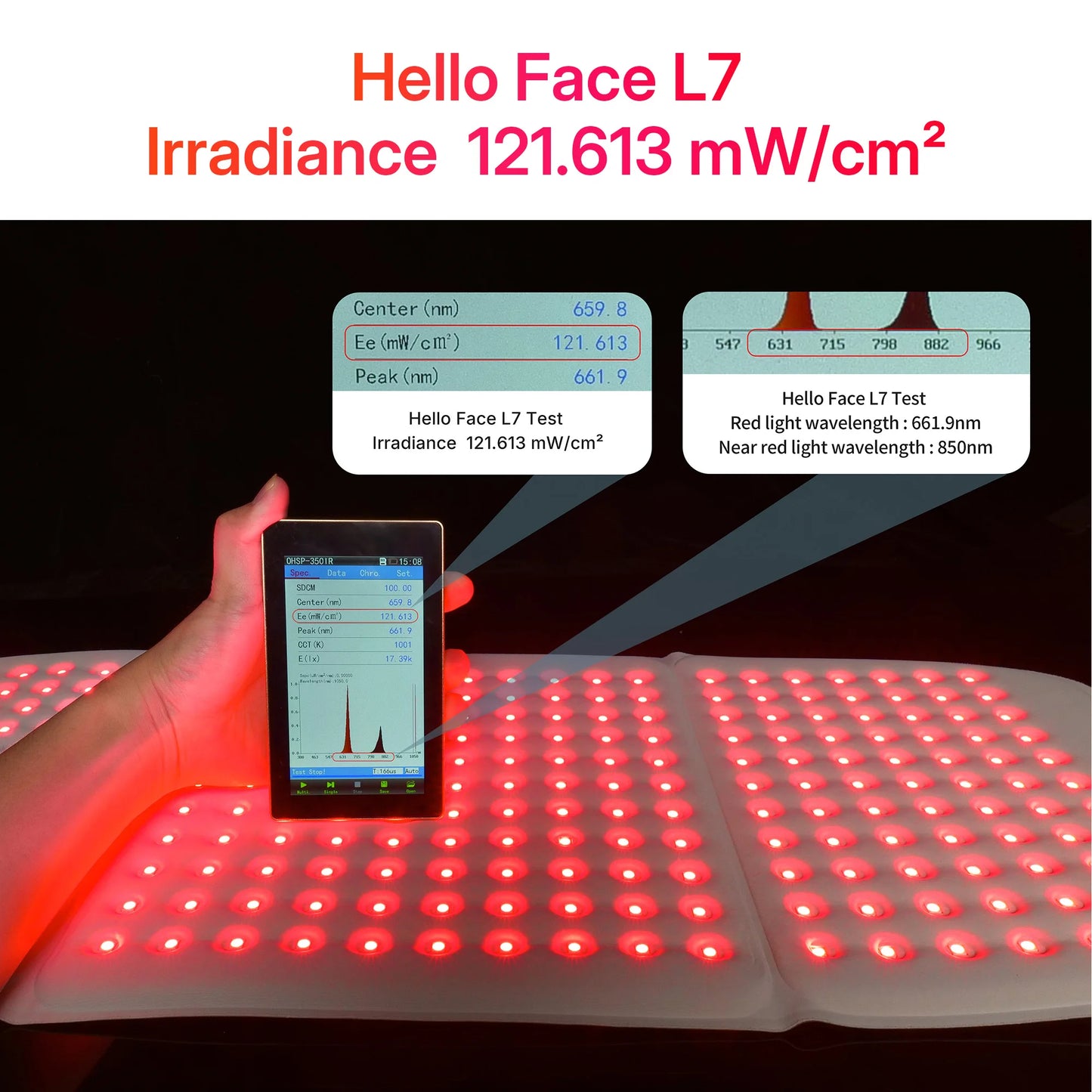Extra-Large Dual-Wavelength Red Light Therapy Mat