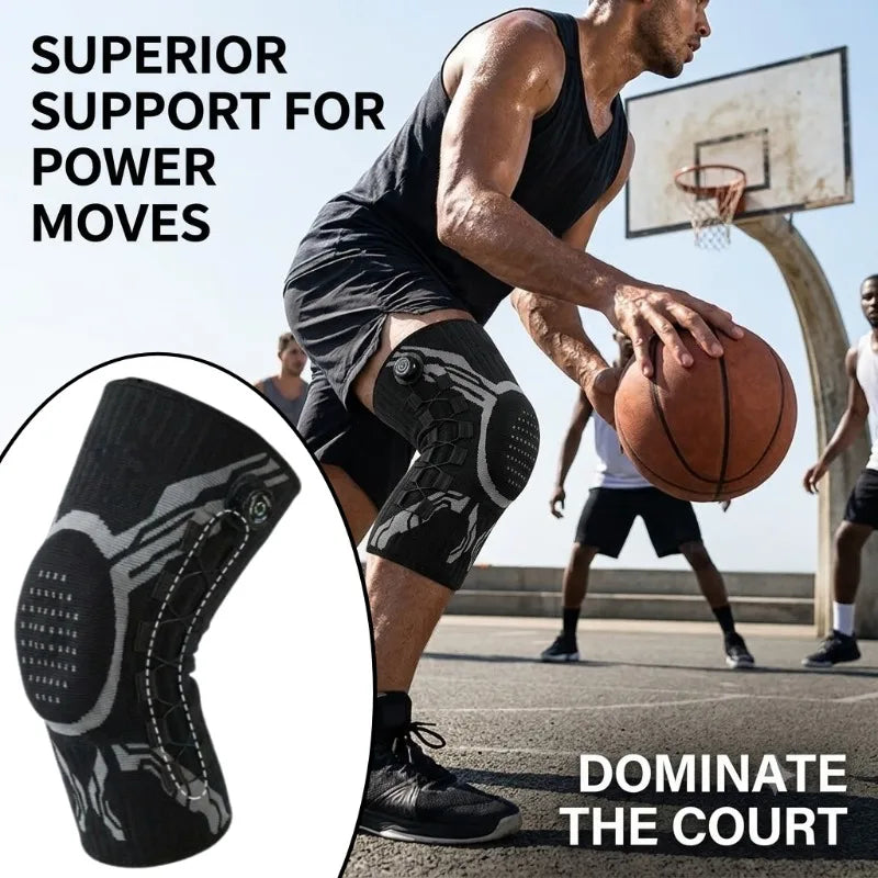 Dual-Dial Compression Knee Support