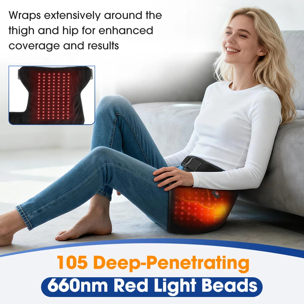 660nm Red Light Hip & Thigh Heating Wrap