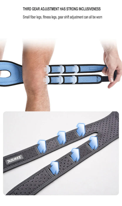 Adjustable Open-Patella Knee Support