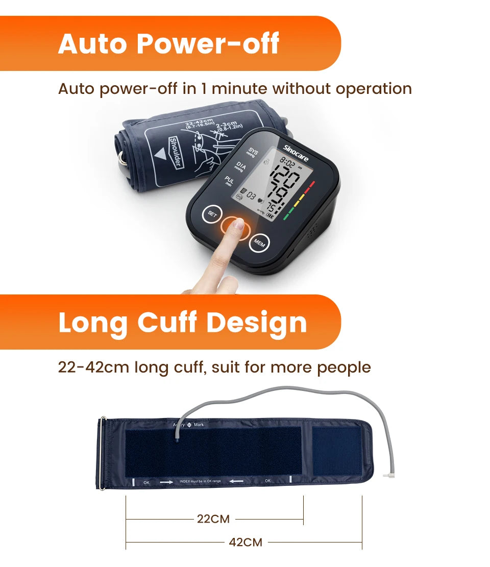 Automatic Upper Arm Blood Pressure Monitor