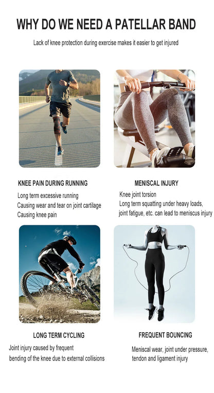 Adjustable Open-Patella Knee Support