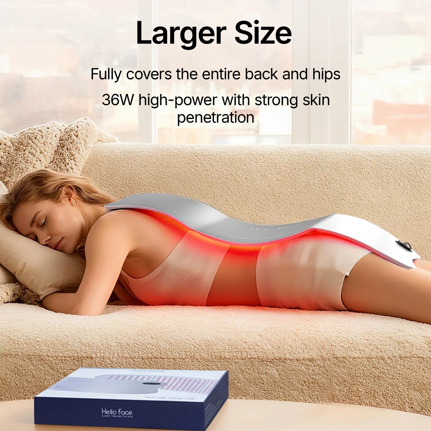 Extra-Large Dual-Wavelength Red Light Therapy Mat