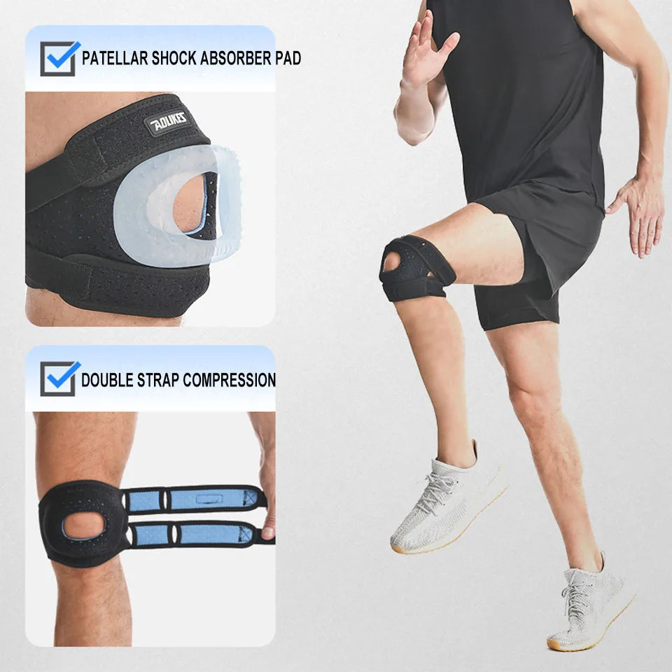 Adjustable Open-Patella Knee Support