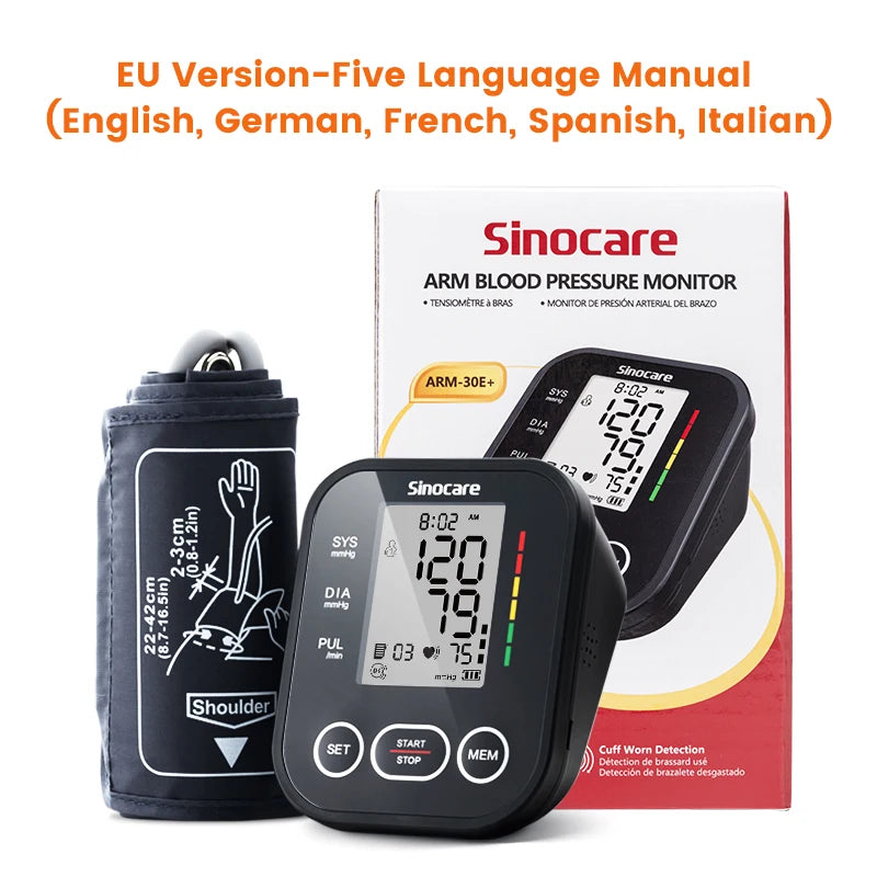 Automatic Upper Arm Blood Pressure Monitor