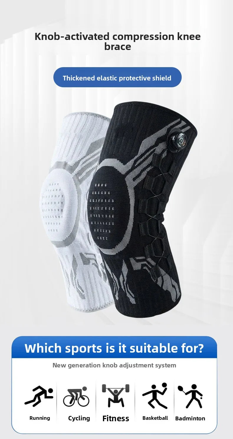 Dual-Dial Compression Knee Support