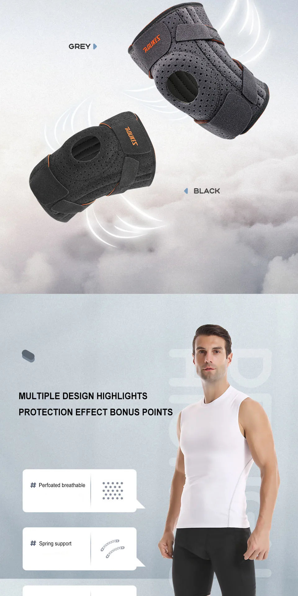 Adjustable Patella Support Knee Brace