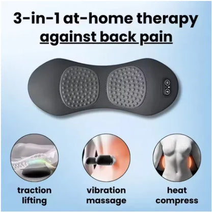 3-in-1 Heated Lumbar Massage Pillow
