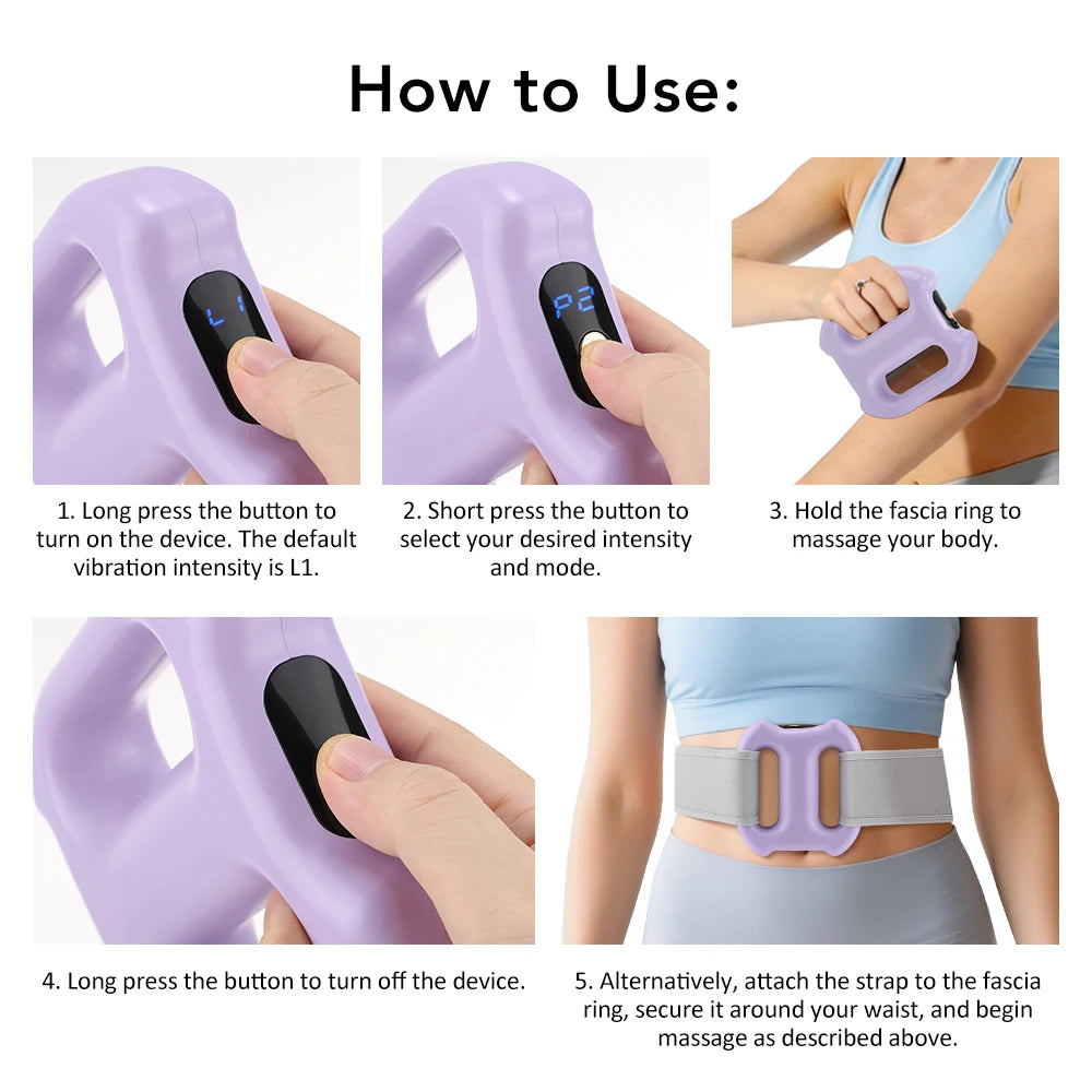 Rechargeable Dual-Ring Vibration Massager
