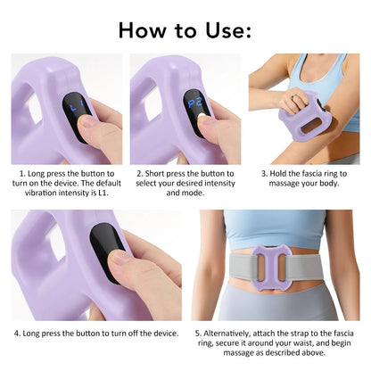Rechargeable Dual-Ring Vibration Massager