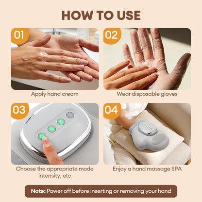 Cordless Air Compression Hand Massager