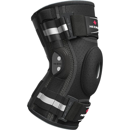 Hinged Knee Brace with Removable Stabilizers