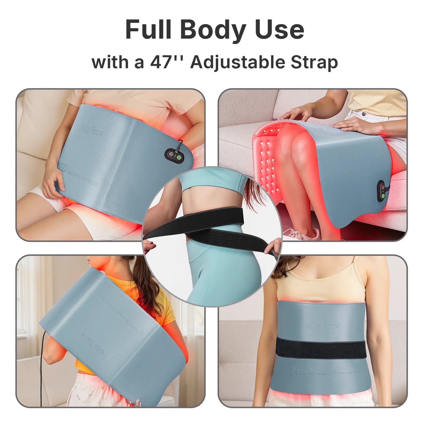 Extra-Large Dual-Wavelength Red Light Therapy Mat