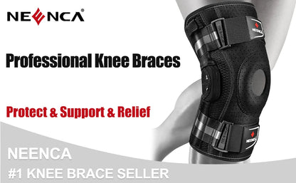 Hinged Knee Brace with Removable Stabilizers