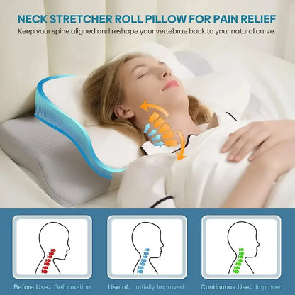 Ergonomic Contour Memory Foam Pillow