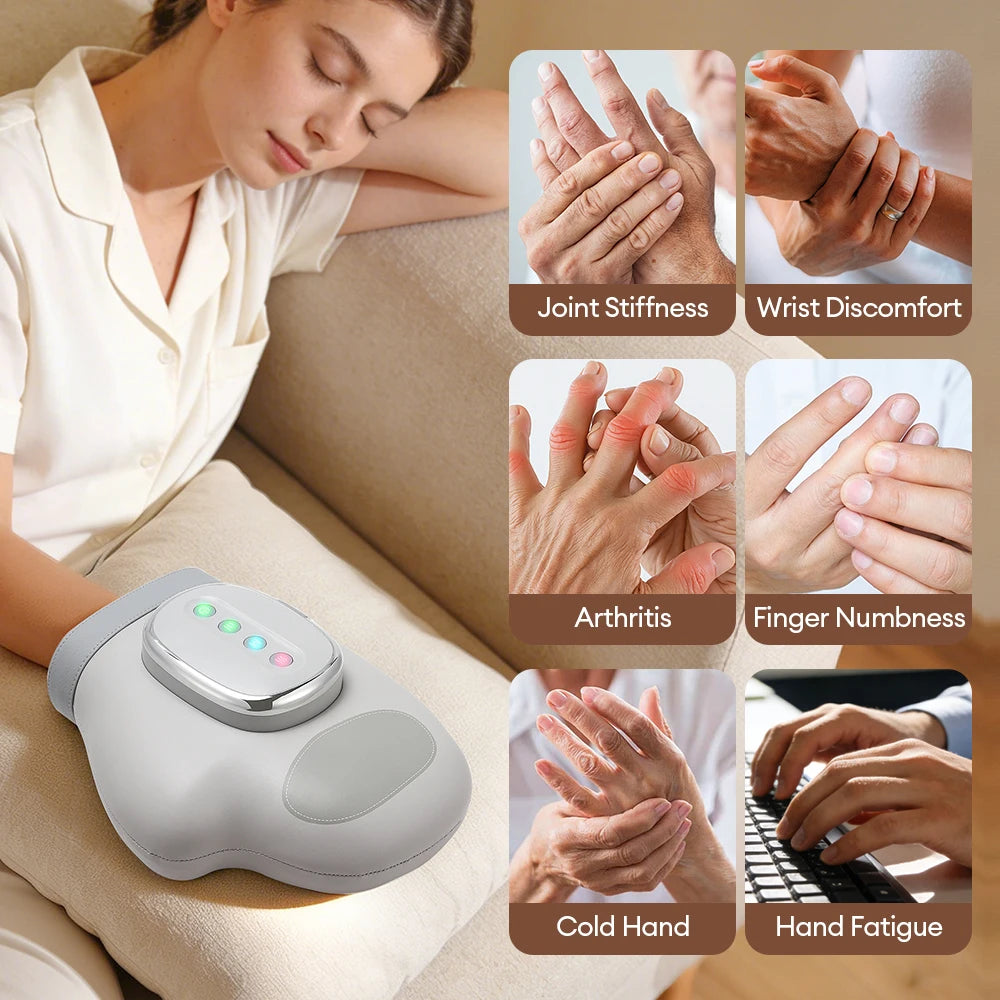 Cordless Air Compression Hand Massager