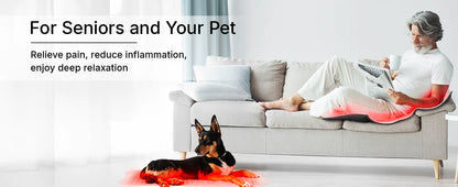 Extra-Large Dual-Wavelength Red Light Therapy Mat