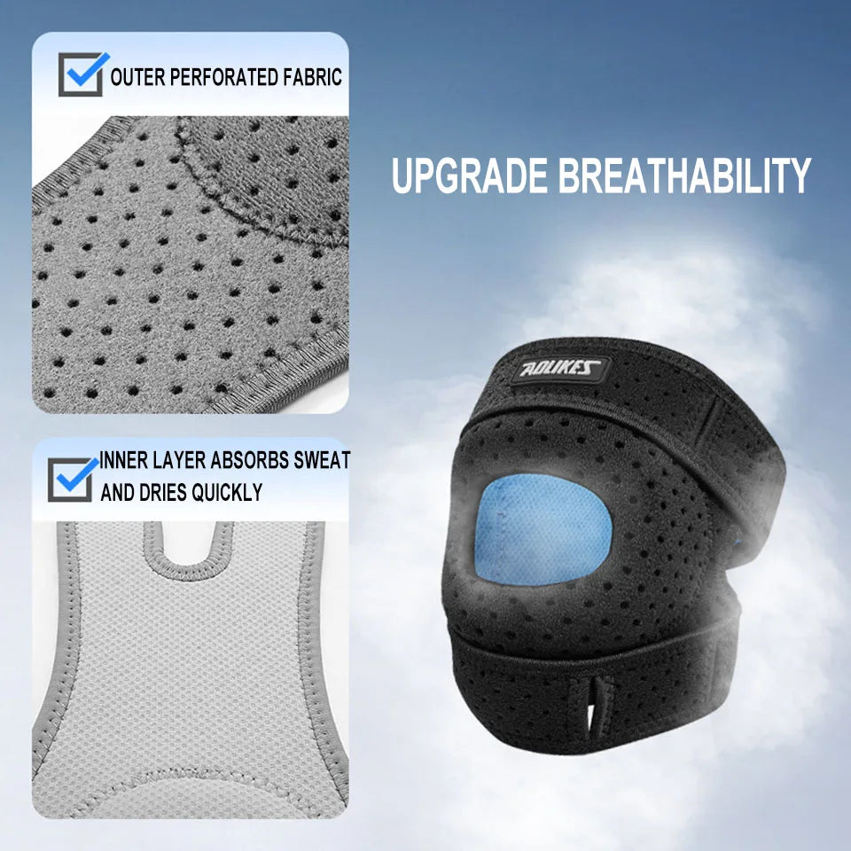 Adjustable Open-Patella Knee Support