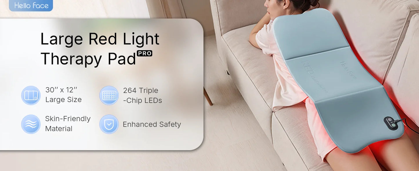 Extra-Large Dual-Wavelength Red Light Therapy Mat