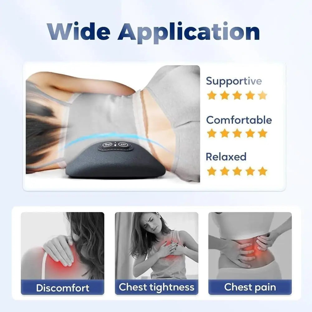3-in-1 Heated Lumbar Massage Pillow