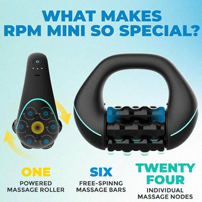 Rechargeable 6-Wheel Body Roller Massager
