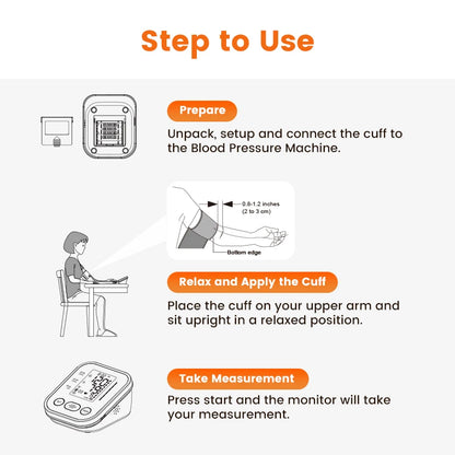 Automatic Upper Arm Blood Pressure Monitor