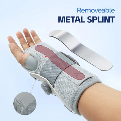 Dial-Adjustable Wrist Support Brace