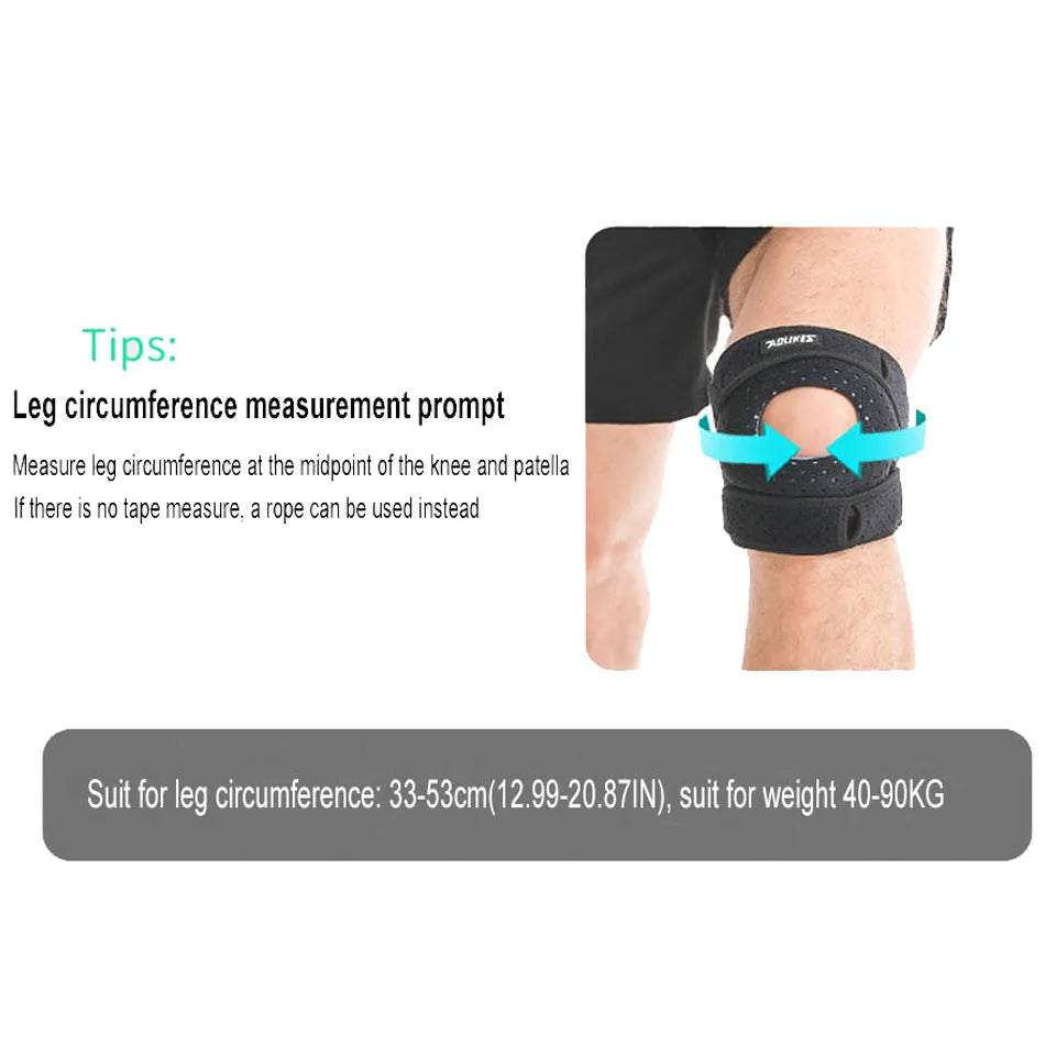 Adjustable Open-Patella Knee Support